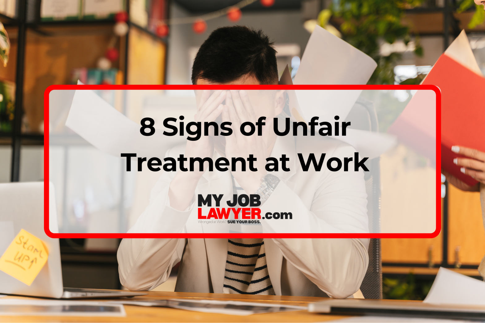 signs of unfair treatment at work
