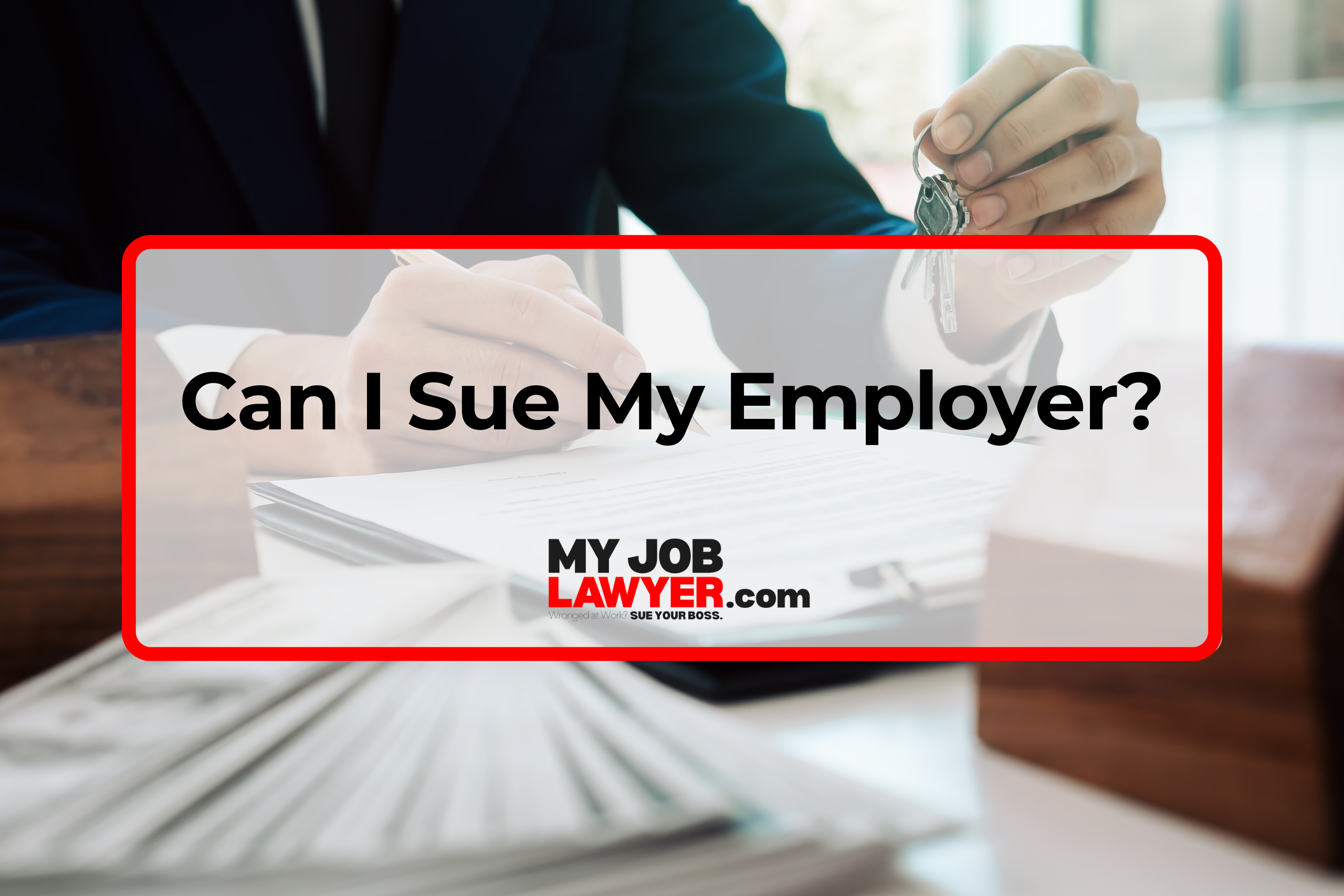 can i sue my employer